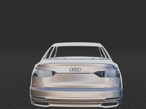 2019 Audi A6 Body STL for 3D Print 3D Print Model