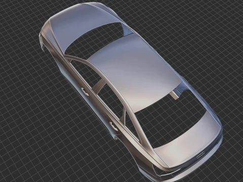 2019 Audi A6 Body STL for 3D Print 3D Print Model