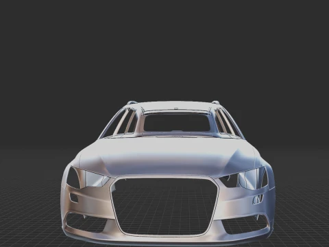 2012 Audi A6 Avant Body STL for 3D Print 3D Print Model