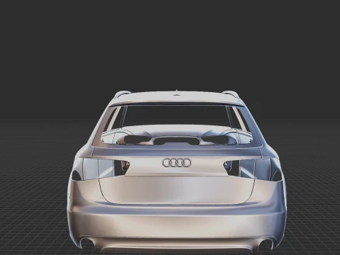 2012 Audi A6 Avant Body STL for 3D Print 3D Print Model