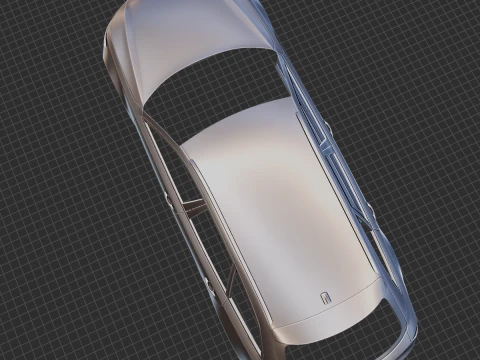 2012 Audi A6 Avant Body STL for 3D Print 3D Print Model