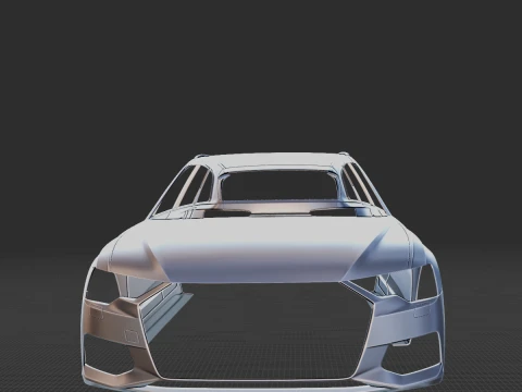 2019 Audi A6 Avant Body STL for 3D Print 3D Print Model