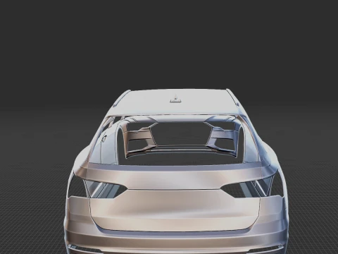 2019 Audi A6 Avant Body STL for 3D Print 3D Print Model