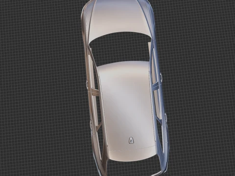 2019 Audi A6 Avant Body STL for 3D Print 3D Print Model