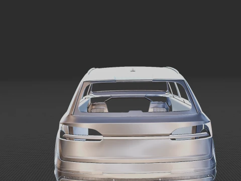 Audi Q7 S Line Body STL for 3D Print 3D Print Model