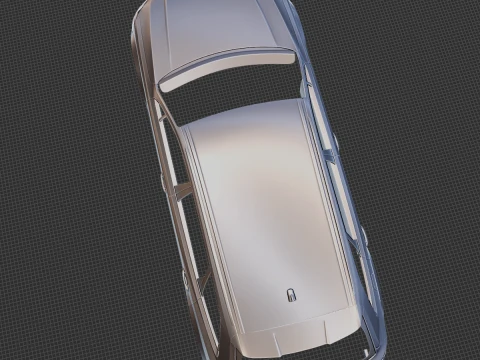 Audi Q7 S Line Body STL for 3D Print 3D Print Model