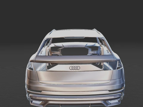 Audi Q8 Body STL for 3D Print 3D Print Model