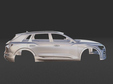 Audi Q8 E Tron Body STL for 3D Print 3D Print Model