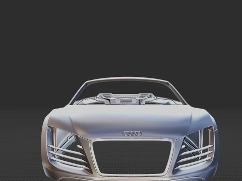 Audi R8 Body STL for 3D Print 3D Print Model