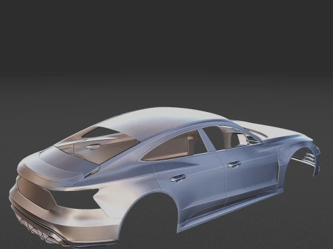 Audi RS E Tron GT Body STL for 3D Print 3D Print Model