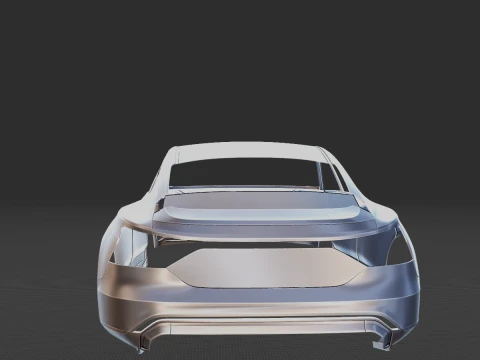 Audi RS E Tron GT Body STL for 3D Print 3D Print Model