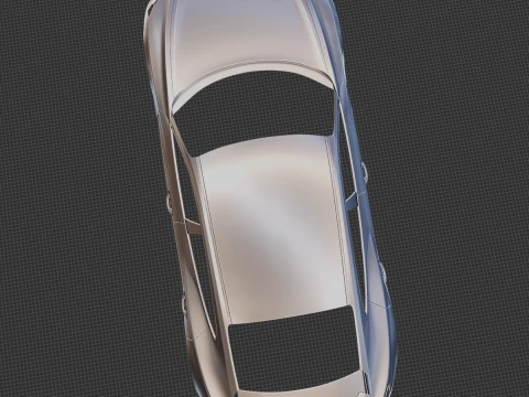 Audi RS E Tron GT Body STL for 3D Print 3D Print Model