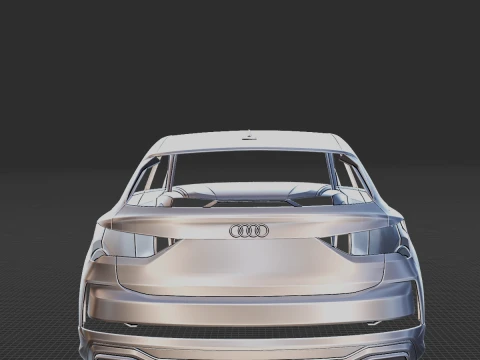 2020 Audi RS Q3 Sportback Body STL for 3D Print 3D Print Model