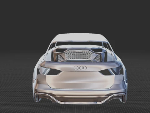2024 Audi RS6 Avant Body STL for 3D Print 3D Print Model