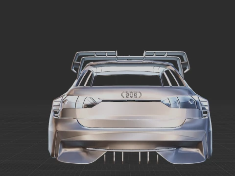 Audi RS6 Starwars Hycade Body STL for 3D Print 3D Print Model