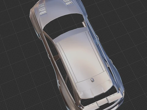 Audi RS6 Starwars Hycade Body STL for 3D Print 3D Print Model