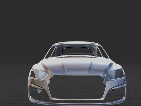 2019 Audi S5 Cabriolet Body STL for 3D Print 3D Print Model