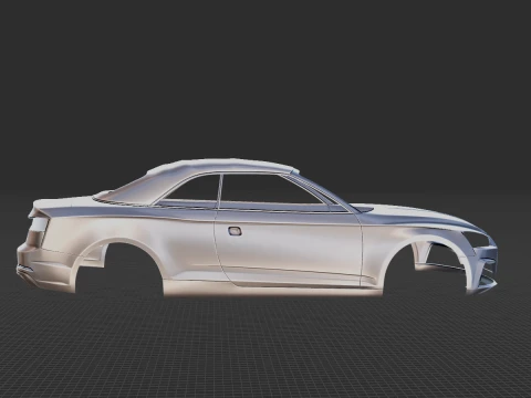 2019 Audi S5 Cabriolet Body STL for 3D Print 3D Print Model