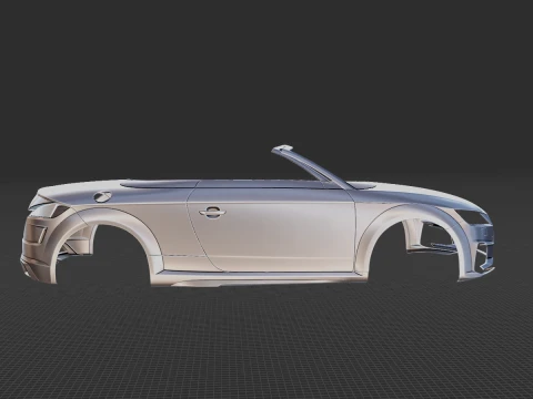 2019 Audi TT Roadster S Line Body STL for 3D Print 3D Print Model