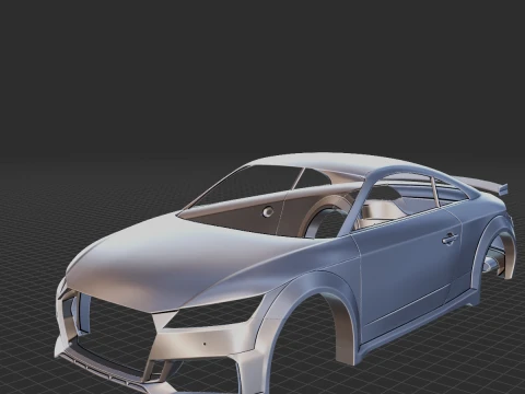 3D 프린트용 2019 Audi TT RS Body STL 3D 프린트 모델