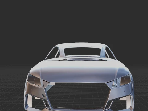 2019 Audi TT RS Body STL for 3D Print 3D Print Model
