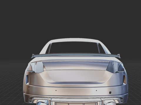 2019 Audi TT RS Body STL for 3D Print 3D Print Model