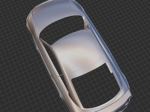 2019 Audi TT RS Body STL for 3D Print 3D Print Model