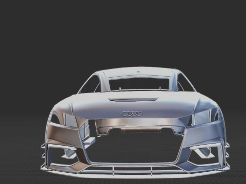 Audi TT RS Body STL for 3D Print 3D Print Model