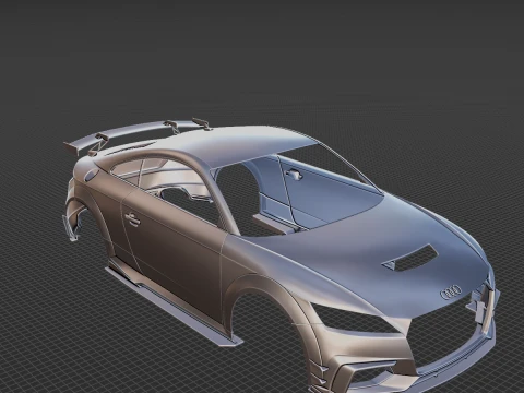 Audi TT RS Body STL for 3D Print 3D Print Model