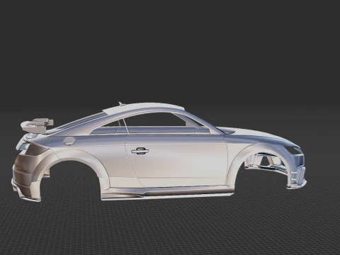 Audi TT RS Body STL for 3D Print 3D Print Model