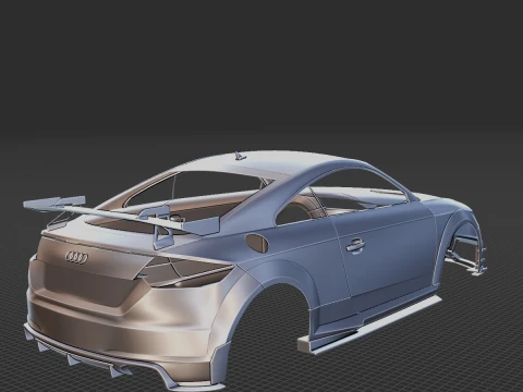 Audi TT RS Body STL for 3D Print 3D Print Model