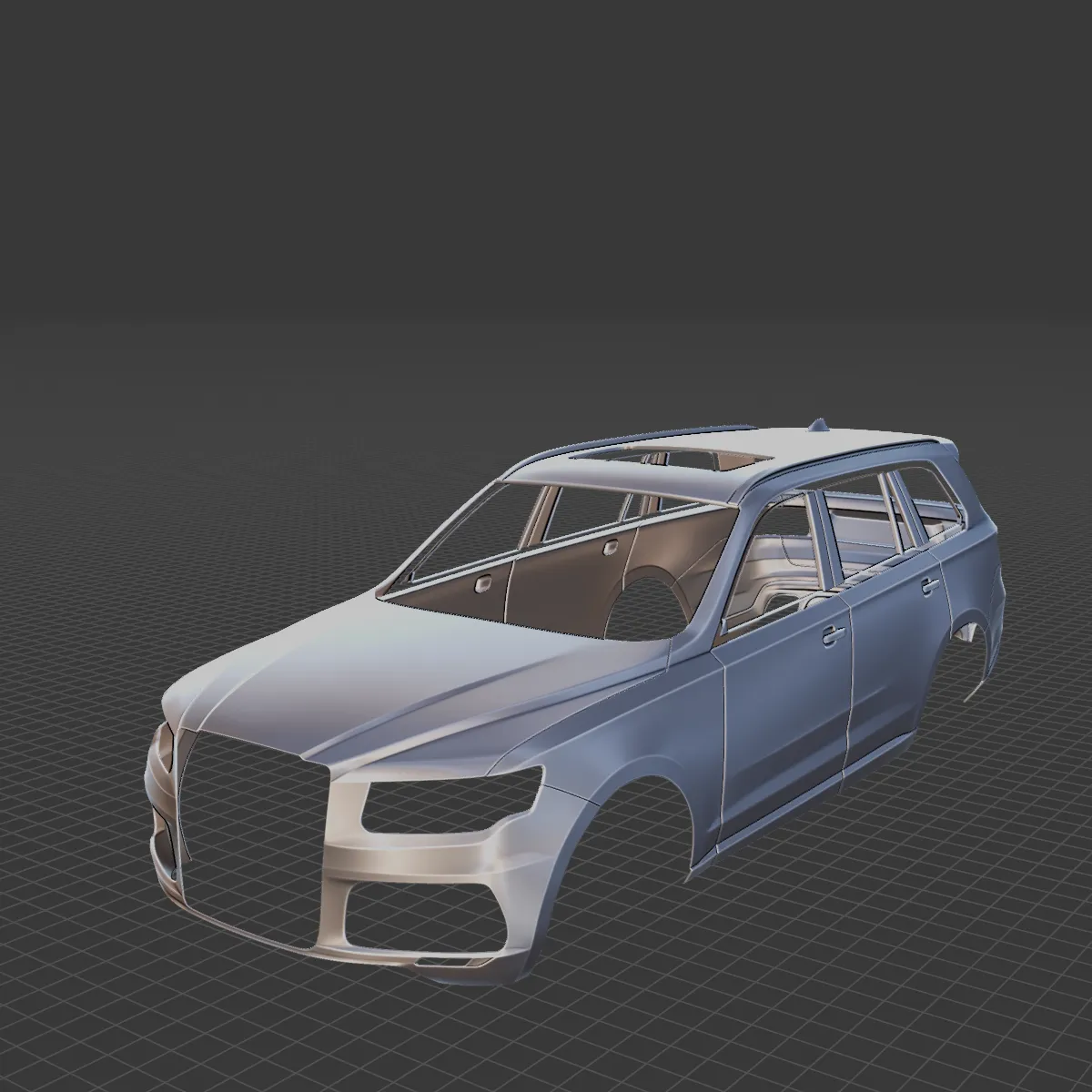 2020 Aurus Komendant Body STL for 3D Print 3D Print Model .c4d .max .obj .3ds .fbx .stl .blend 