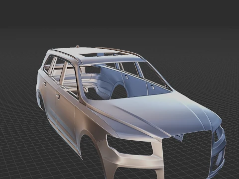 2020 Aurus Komendant Body STL for 3D Print 3D Print Model