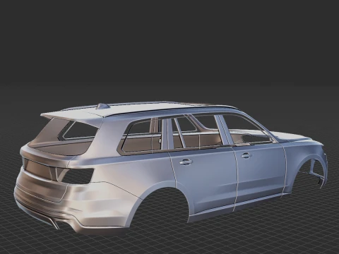 2020 Aurus Komendant Body STL for 3D Print 3D Print Model