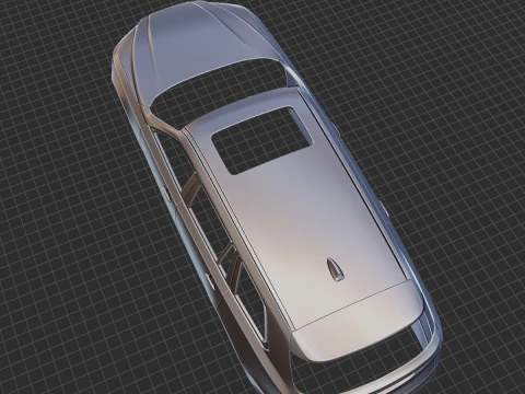 2020 Aurus Komendant Body STL for 3D Print 3D Print Model