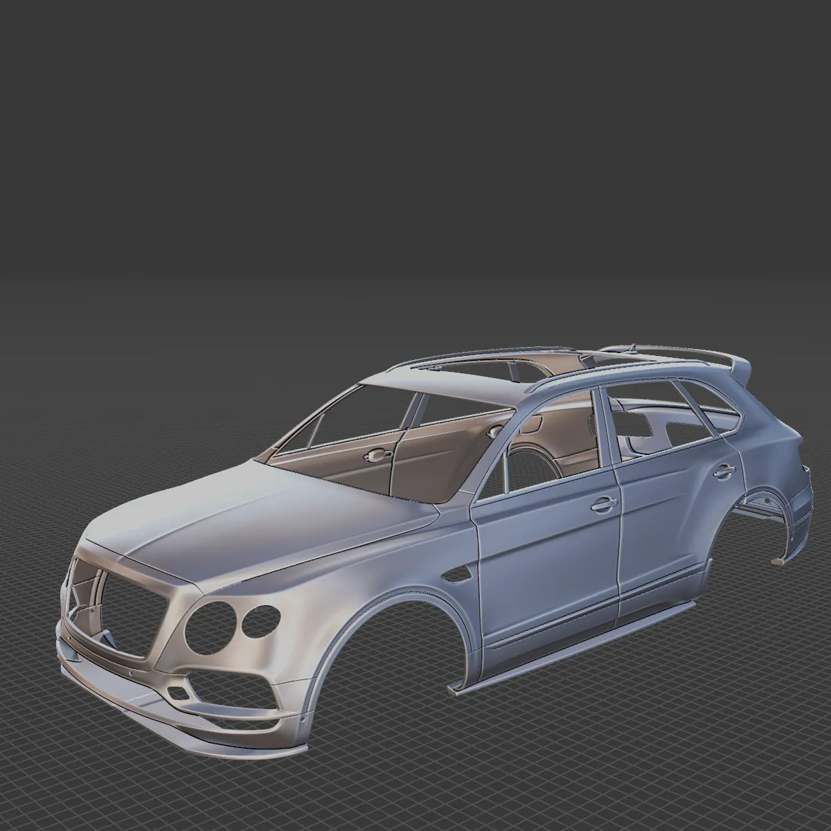 2020 Bentley Bentayga Speed Body STL for 3D Print 3D Print Model .c4d .max .obj .3ds .fbx .stl .blend