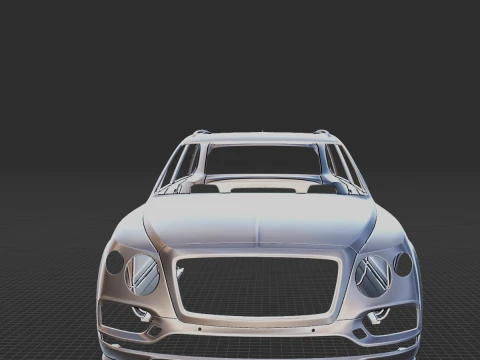 2020 Bentley Bentayga Speed Body STL for 3D Print 3D Print Model