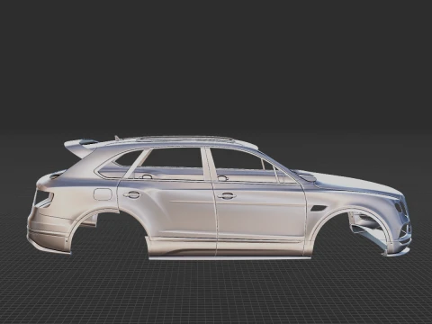 2020 Bentley Bentayga Speed Body STL for 3D Print 3D Print Model