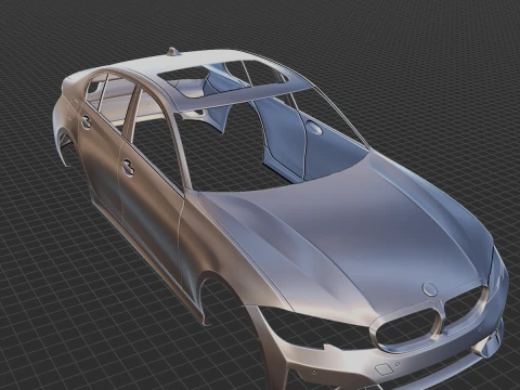2019 3 Series Body STL for 3D Print 3D Print Model