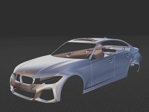 2020 3 Series M340i Body STL for 3D Print 3D Print Model