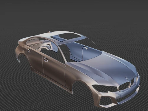 2020 3 Series M340i Body STL for 3D Print 3D Print Model