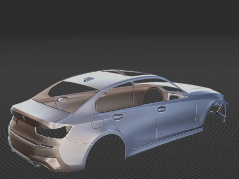 2020 3 Series M340i Body STL for 3D Print 3D Print Model