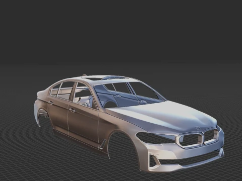 2021 5 Series G30 Body STL for 3D Print 3D Print Model