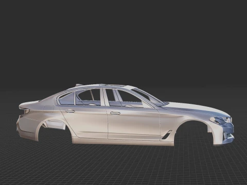 2021 5 Series G30 Body STL for 3D Print 3D Print Model