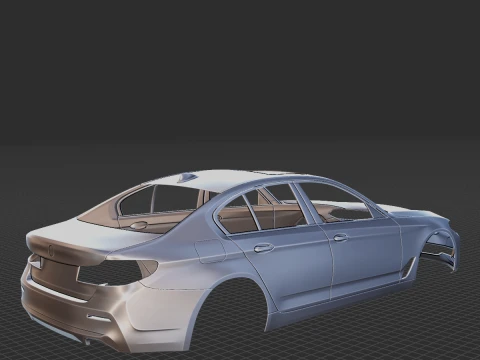 2021 5 Series G30 Body STL for 3D Print 3D Print Model