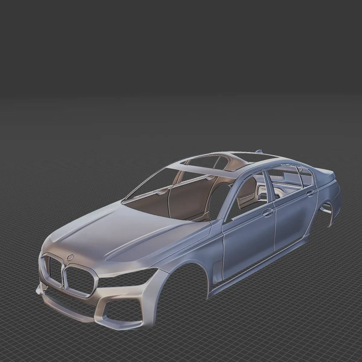 2020 7 Series M Long Body STL for 3D Print 3D Print Model .c4d .max .obj .3ds .fbx .stl .blend 