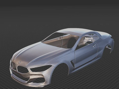 2020 8 Series Convertible Body STL for 3D Print 3D Print Model