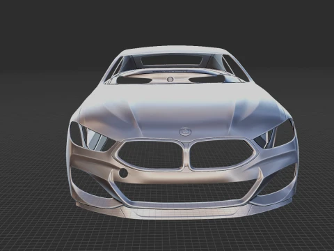 2020 8 Series Convertible Body STL for 3D Print 3D Print Model