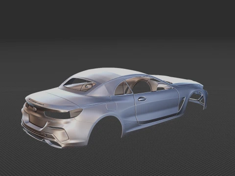 2020 8 Series Convertible Body STL for 3D Print 3D Print Model