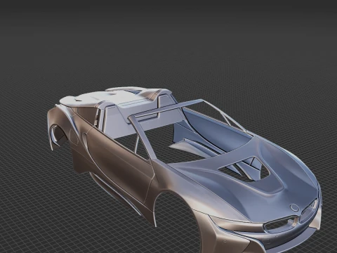 2019 i8 Roadster Body STL for 3D Print 3D Print Model